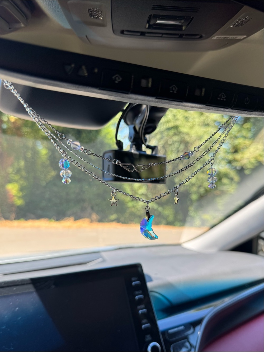Handmade Whimsical Beaded Car Charm